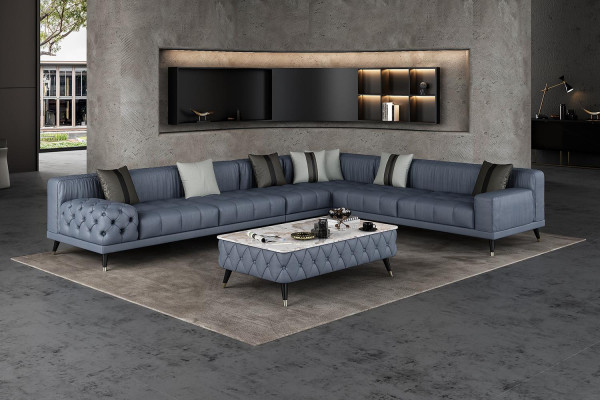 Corner sofa Sofa L-shape Living room Couch Upholstery Sofas new Design Leather