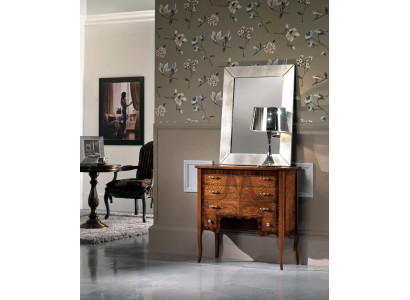 Set Chest of drawers with Mirror Chests of drawers Living room Wood Wardrobe Country house style design