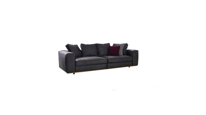 Three Seater Couch Sofa 3 Seater Gray Fabric Fabric Sofa Upholstered Sofa Design