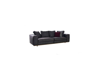 Three Seater Couch Sofa 3 Seater Gray Fabric Fabric Sofa Upholstered Sofa Design