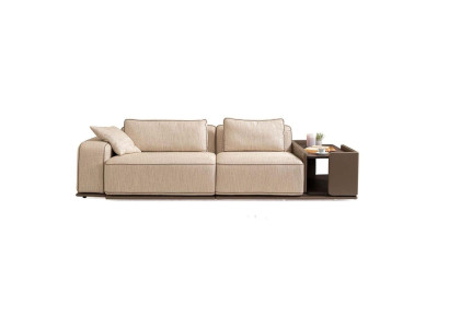 Three Seater Couch Sofa 3 Seater Beige Fabric Fabric Sofa Upholstered Sofa Table