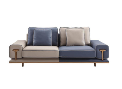 Luxury Living room Sofa 3 Seater Upholstered Sofa Textile Seat Design Couch Modern