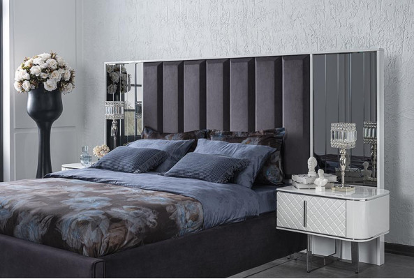 Complete Furniture Bet 2x Bedside tables Bedroom Stool Luxury Design