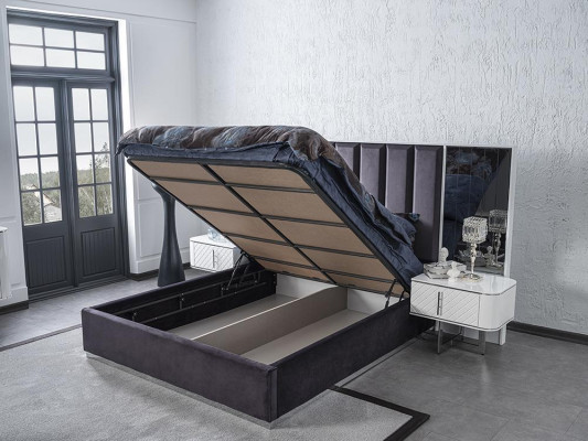 Complete Furniture Bet 2x Bedside tables Bedroom Stool Luxury Design