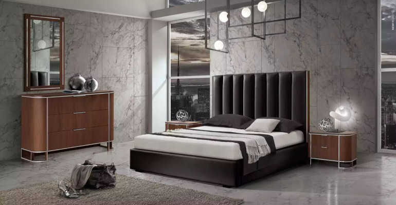 Complete's Modern Bedroom Set Designer Bed + 2x Bedside tables 3-piece