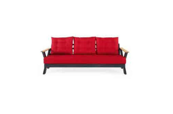 Garden furniture sofa set table stool armchair veranda seating group n 6 pieces.