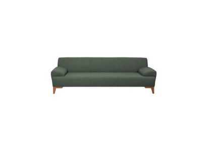Dark green three-seater 3-seater couch upholstered sofa living room 3-seater couch