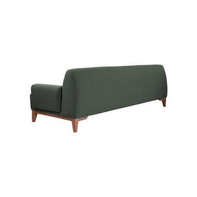 Dark green three-seater 3-seater couch upholstered sofa living room 3-seater couch