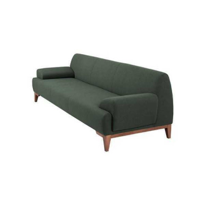 Dark green three-seater 3-seater couch upholstered sofa living room 3-seater couch