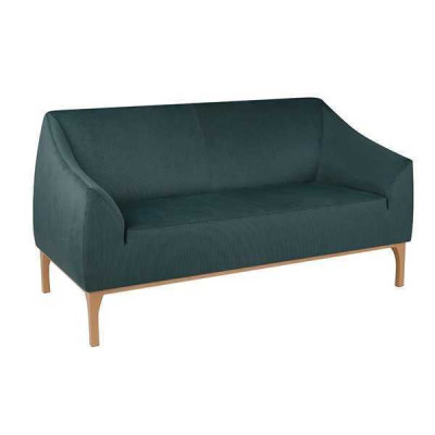 Green Sofa Designer 3-Seater High Quality Upholstery Furniture Textile Couch