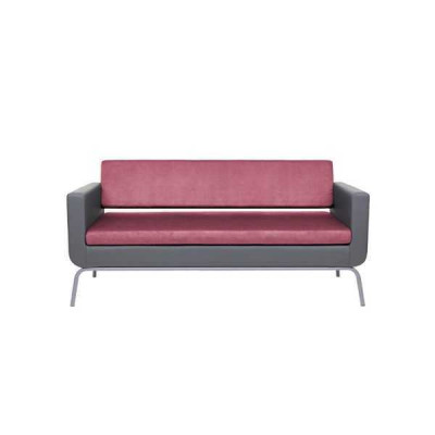 Gray-Pink Three-Seater Luxury 3-Seater High Quality Upholstery Designer Couch