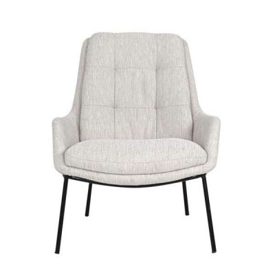 Designer Upholstery Chair Gray Armchair Luxury Armchair Textile Single Seater