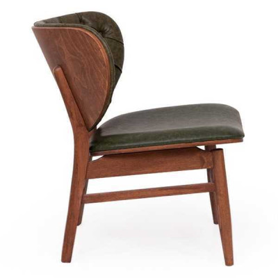 Modern Chesterfield Green Single Seat Upholstered Single Seat Recliner Chair