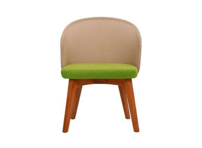 Two-tone dining room chair modern design luxury wooden chair single seater