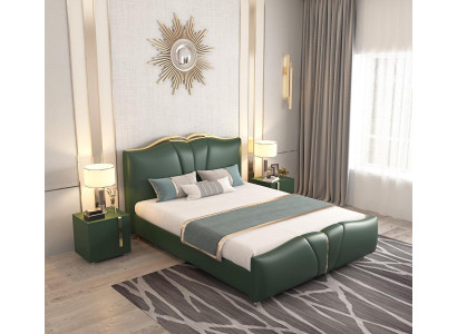 Design Double bed Bed Bedroom Furniture 3-piece Set Beds Complete Bedside tables