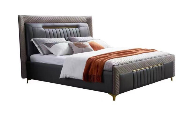 Modern Bed Beds modern luxury Leather Bed Hotel bed Double bed new