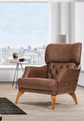 Chesterfield Seating group luxury sofa set three-seater armchair 3-piece