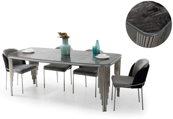 Chair Dining room chair Kitchen Chair Recliner Luxury Gray Modern Dining room