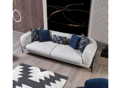 Modern three seater fabric furniture living room couch designer furniture sofas