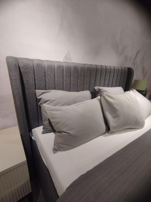 High quality elegant bedroom bed designer double bed new furniture