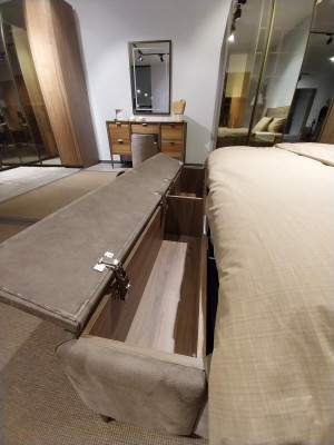 Bedroom luxury bed double design elegant modern bed new hotel
