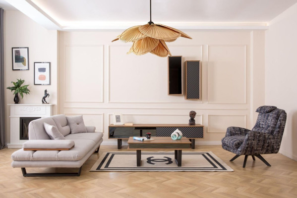 Design Sofa set Coffee table Sofa 6-piece Living room Set Luxury Furniture