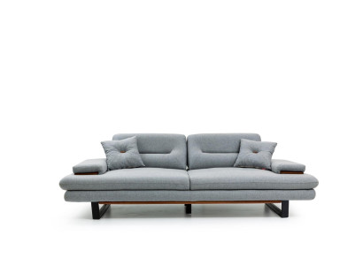 Modern Furniture Living room Sofa 3 Seater gray xxl big Designer 238cm Furniture
