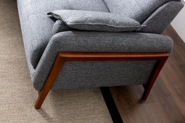 Designer Corner sofa L-shape Luxury Upholstery Textile Living landscape Furniture in the Living room