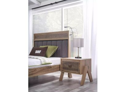 Night console Bedside table Children's bedside table Childrens room Wood Brown Table