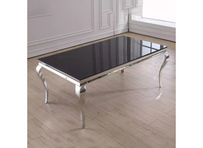 Gray Dining table Rectangular Dining room Table Luxury wooden tables Tables