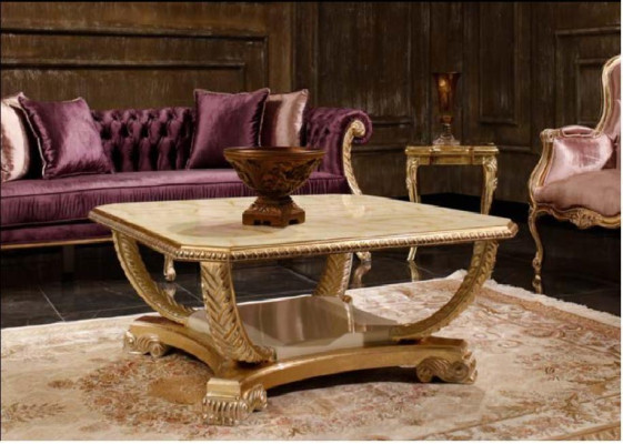 Classic Pink Chesterfield Sofa set 3-Seater Coffee table Armchair