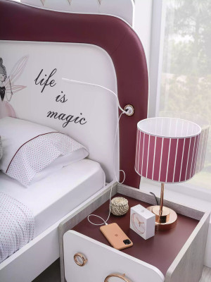Children's furniture luxury children's room suite bed desk shelf 4 pieces