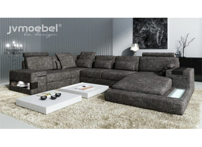 Modern Living room Design Corner sofa Furniture Corner sofa Textile upholstery Couch Sofa U-shape