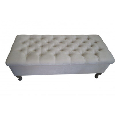 Stool chaise lounge footstool side stool bench seat Chesterfield