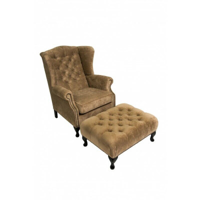 Stool side stool footstool side stool ottoman bench seat Chesterfield