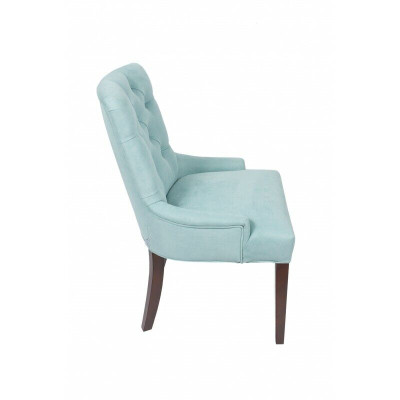 HellBlue set of 4 designer Chesterfield Seater upholstered chairs