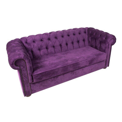 Sofa 3 Seater Chesterfield Couch Sofa bed Bed function Couches Sofas Fabric new