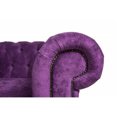 Sofa 3 Seater Chesterfield Couch Sofa bed Bed function Couches Sofas Fabric new