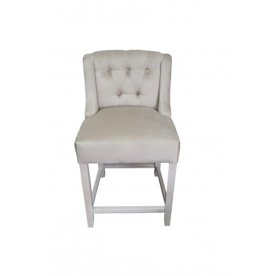 Taupe Chesterfield Bar Stools Designer Bar Chairs Set of 6 Chairs
