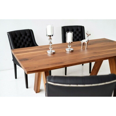 Design Dining room Table 4 Chesterfield armchairs Dining room 5 pieces. suite