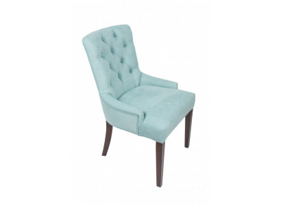 Modern HellBlue e Chesterfield chair set Designer armchairs Luxurious seating furniture