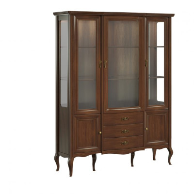 High-quality Display case Wardrobe Wood Glass Showcases Classic Italian Furniture new