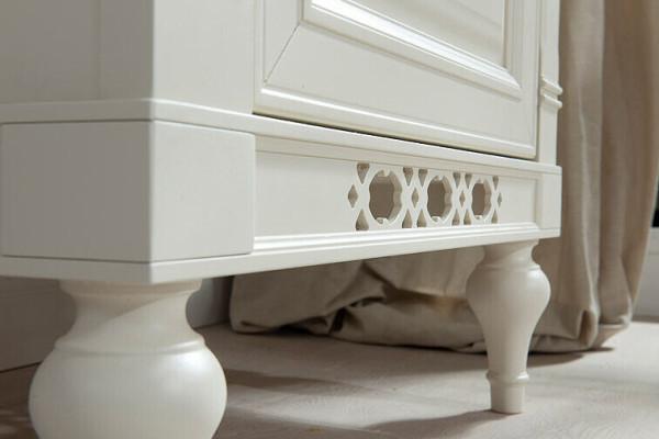 Classic r Nightstand Bedside table Solid Console Shelf Bedroom FL-SZN