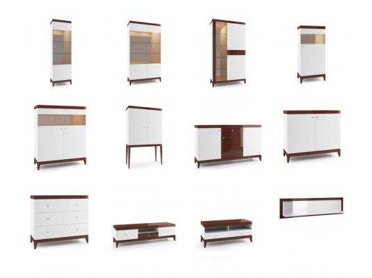 Design Wall mirror with shelf designer Mirror Living room floorboards xxl VIA VI-P1
