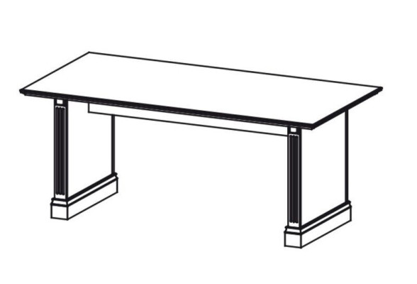 Classic Desk Office furniture Table Office Chef Desks Real wood BA - 19