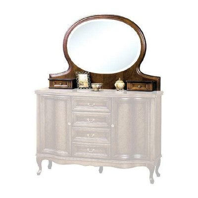 Classic r Designer Mirror with Drawers Standing Mirror W-NL Attachment Mirror