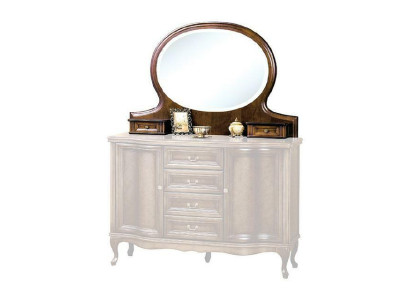 Classic r Designer Mirror with Drawers Standing Mirror W-NL Attachment Mirror