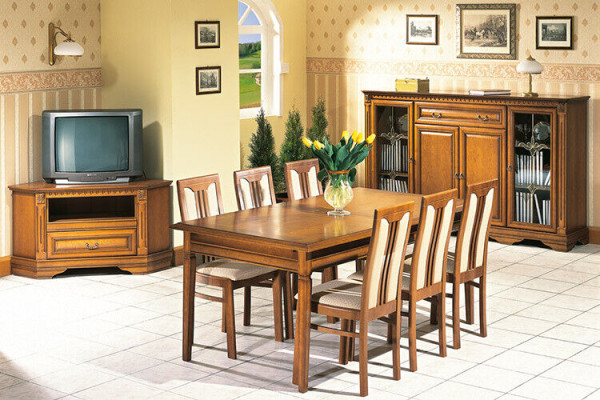 Classic Cabinets Wardrobe Wall Unit Wardrobe Solid Colonial Style O2D