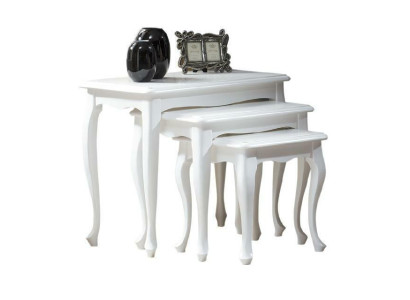 Table Dining table Set of 3 Design Table Tables Classic Wood Dining table New