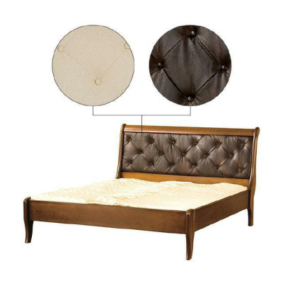 Classic s Bed Beds Double bed Wooden bed Country house Model N-Bed T